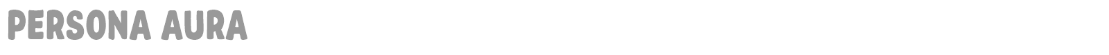 Persona Aura font preview